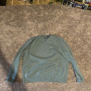 Mens xl teal crew neck